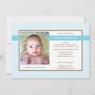FOTO BAPTISM INVITE :: glorreiche 4L Einladung