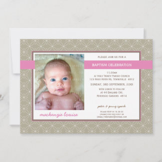 FOTO BAPTISM INVITE: Ruhm 12L Einladung