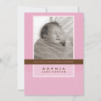 FOTO BAPTISM INVITE :: süß gesagt 2P Einladung