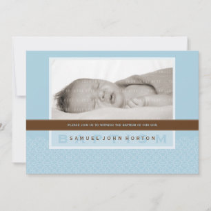 FOTO BAPTISM INVITE: süß gesagt 4L Einladung