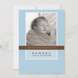 FOTO BAPTISM INVITE :: süß gesagt 4P Einladung
