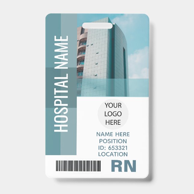 Foto, Bar, Logo, Name-ID für benutzerdefinierte Mi Ausweis (Vorderseite)