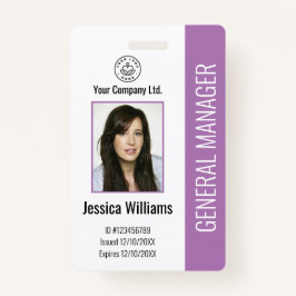 Foto, Bar, Logo, Name Lila Ausweis