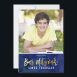 FOTO BAR MITZVAH Modernes Aquarellgold Einladung<br><div class="desc">per kat massard >>> kat@simplysweetPAPERIE.com <<< Ein trendy Einladungs-Design für das BAR MITZVAH Setup Ihres Kindes als Vorlage ist es einfach für Sie, Ihre eigenen Daten hinzuzufügen, oder drücken Sie die Schaltfläche Anpassen und Sie können Text, Schriftart, Größen etc. TIP: 1 hinzufügen oder ändern. Um Grafiken zu ändern/verschieben/die Hintergrundfarbe zu...</div>