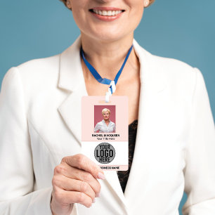 Foto-Barcode-Logo Firmenname Unternehmen Ausweis