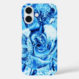 Foto Bearbeiten von Blue Ice Rose iPhone 16 Hülle
