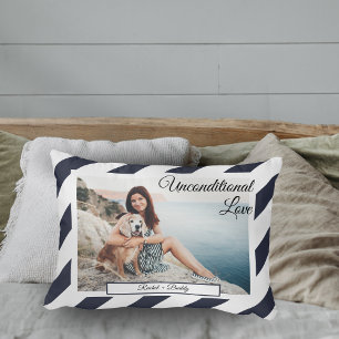 Foto "bedingungslose Liebe und Liebe der Marine" Dekokissen
