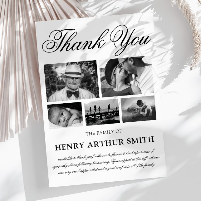 Foto Beerdigung Danke | Memorandum Service Card (Von Creator hochgeladen)