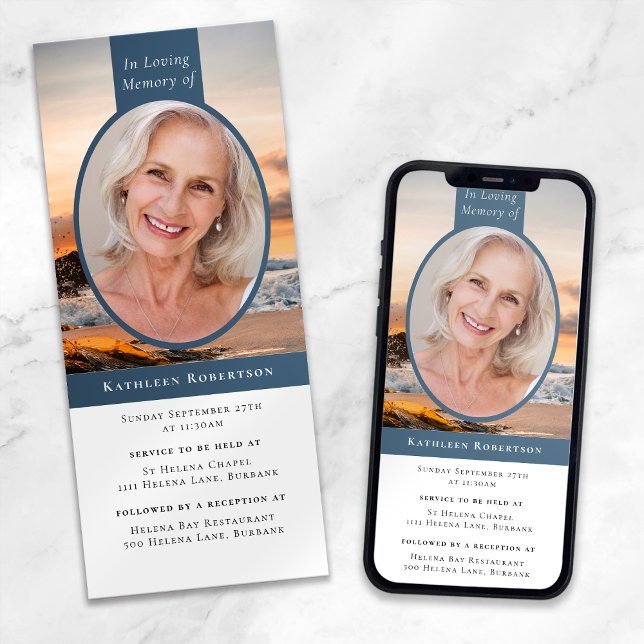 Foto Beerdigung Digitale Einladung (Von Creator hochgeladen)