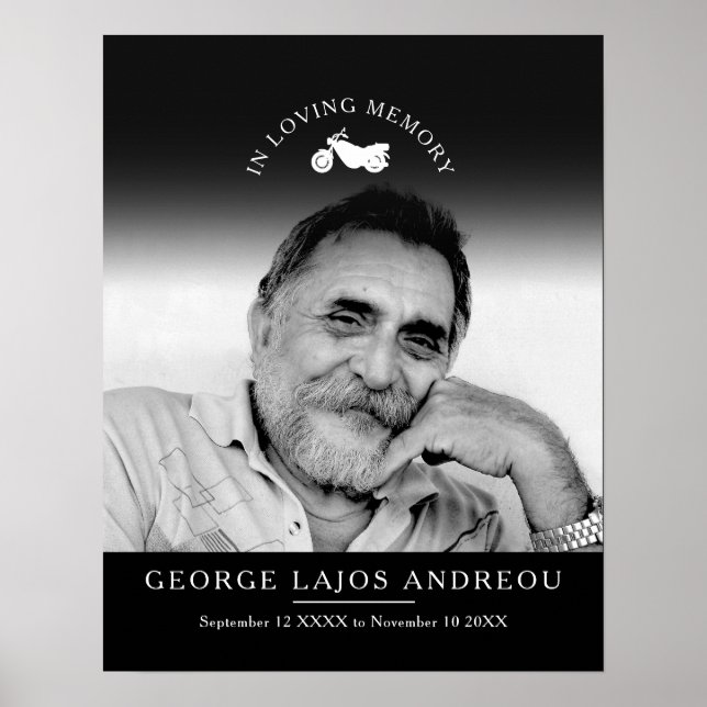 Foto-Beerdigung Poster (Vorne)