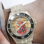 Foto-Beobachtung für das liebende Gedächtnis Armbanduhr<br><div class="desc">Erinnern Sie sich Foto-Uhr (oder personalisieren Sie für alles, was Sie gewollt!). Die Vorlage ist für Sie Set, um Ihr eigenes Foto hinzuzufügen und Sie können auch den gesamten Text bearbeiten, wenn Sie möchten. Die Formulierung liegt auf einem halbtransparenten Grenzüberlagerungen über Ihrem Foto. Der Beispieltext lautet "in liebevoller Erinnerung an...</div>
