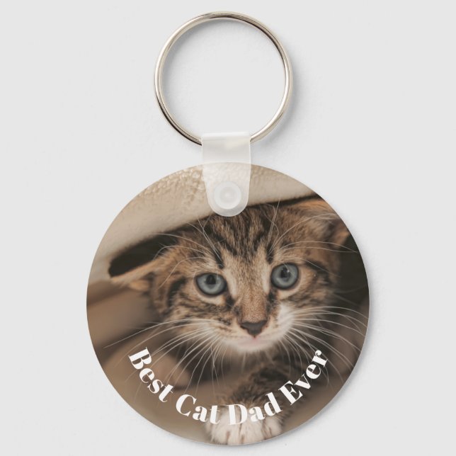 Foto Best Cat Vater je Schlüsselanhänger (Vorderseite)