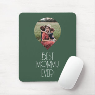 Foto Best Mommy Ever Modern Script Mousepad