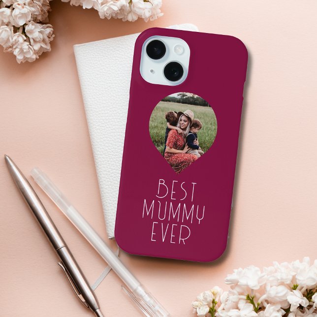 Foto Best Mummy Ever Modern Script Case-Mate iPhone Hülle (Von Creator hochgeladen)