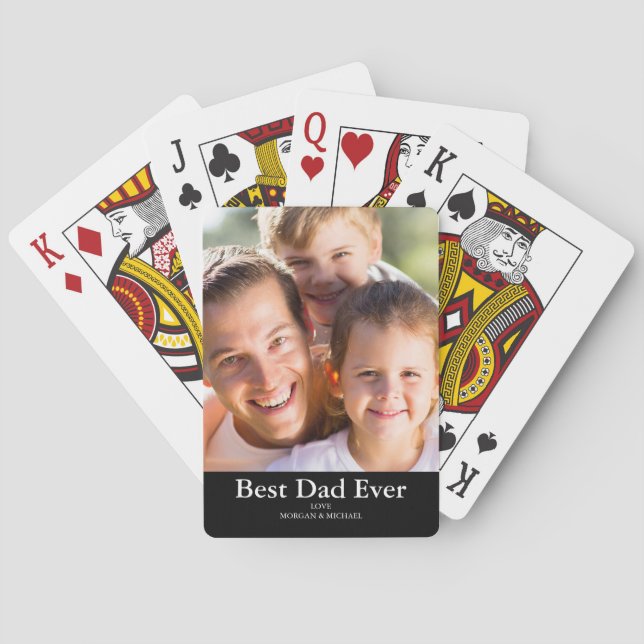 Foto Best Vater Spielkarten (Rückseite)