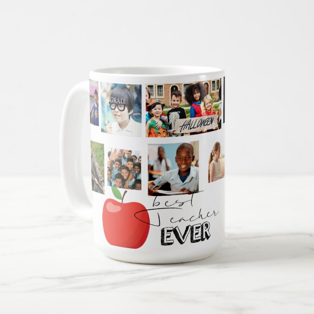 Foto Bester Lehrer Kaffeetasse (Vorderseite Links)