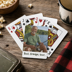Foto Bester Opa Aller Zeiten Spielkarten