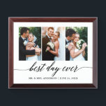 Foto-bester Tag der Kalligraphie-3 überhaupt Awardplakette<br><div class="desc">Foto-bester Tag der Kalligraphie-3 überhaupt Wedding Plakette</div>