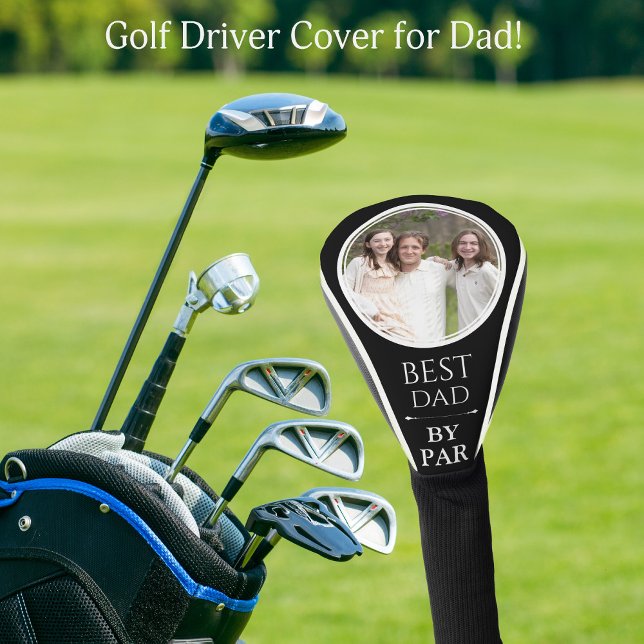 Foto Bester Vater nach Par Treiberabdeckung Golf Headcover (Best Dad by Par Golf Driver Cover for Dad!)