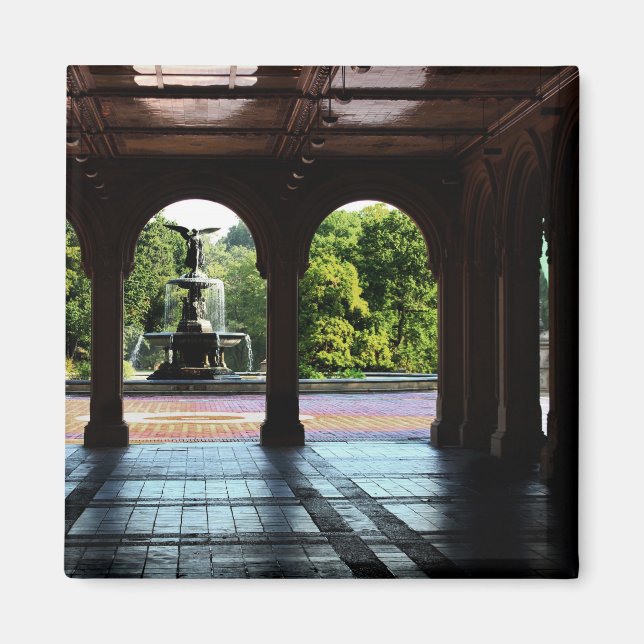 Foto Bethesda Terrace in Central Park, NYC Magnet (Vorne)