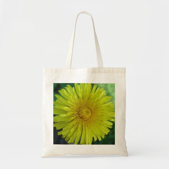 Foto-Beutel aus gelbem Löwenzahn Tragetasche (Vorne)