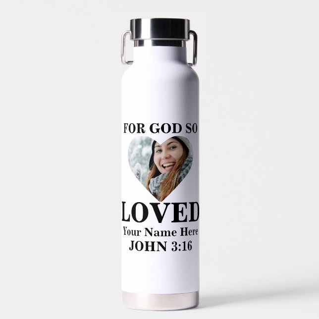 Foto Bibelverse Christlich Trinkflasche (Vorne)