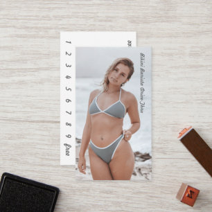 Foto Bikini Coffee Drive-Thru Loyalty Card Treuekarte