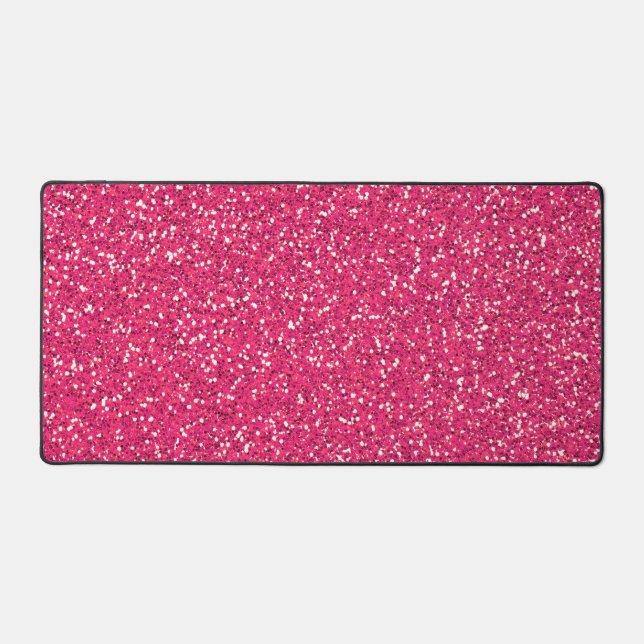 Foto-Bild des rosa Glitzer Schreibtischunterlage (Vorderseite)