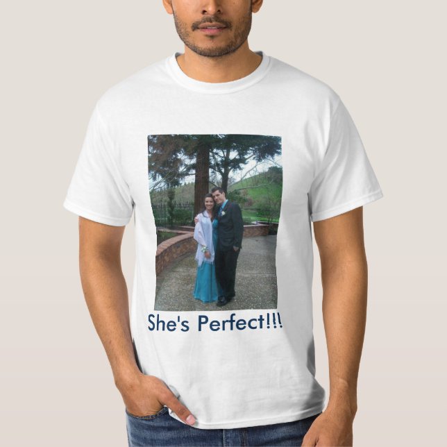 Foto-Bild-kundenspezifischer Wert-T - Shirt durch (Vorderseite)