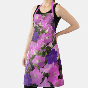 Foto Bild von Morning Glory rosa und violetten Blu Schürze