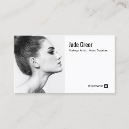 Foto-Bildprofil von Instagram Visitenkarte