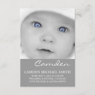 Foto Birth Ankündigung | Namen