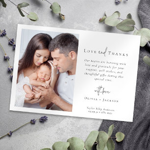 Foto Birth Dankeskarte