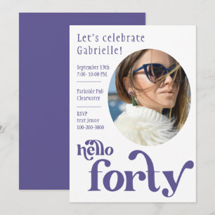 Foto Birthday Einladung für sie   40