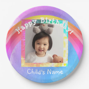 Foto Birthday Paper Plate - HAMbWG Pappteller