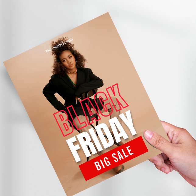Foto Black Friday Big Sale Produktwerbung Flyer (Photo Black Friday Big Sale Product Promo Flyer)