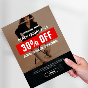 Foto Black Friday Sale Produktwerbung Flyer