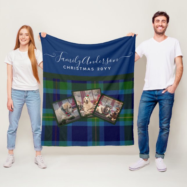 FOTO BLANKET - Miller TARTAN - Weihnachtsgeschenk Fleecedecke (Beispiel)
