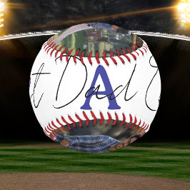 Foto Blau Bester Vater Aller Zeiten Baseball Pers