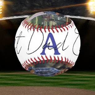 Foto Blau Bester Vater Aller Zeiten Baseball Pers