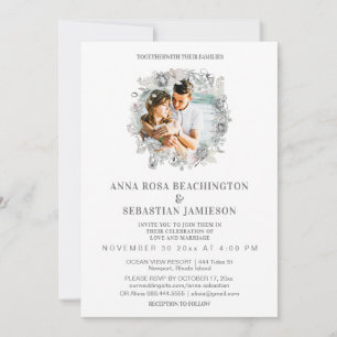 *~* FOTO Blumenkranz AR16 UAWG Wedding Invitati Einladung