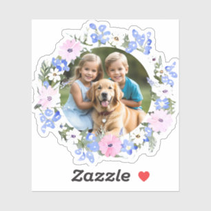 Foto-Blumenwelt erstellen Aufkleber