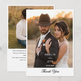 Foto Boho Minimal Einfach Elegant Cowboy Danke