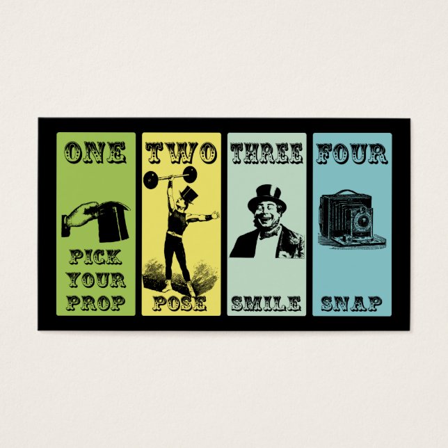 Foto Booth Company Event Vintag (Vorderseite)