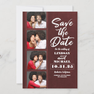 Foto Booth Lesezeichen Thema Spaß Save the Date