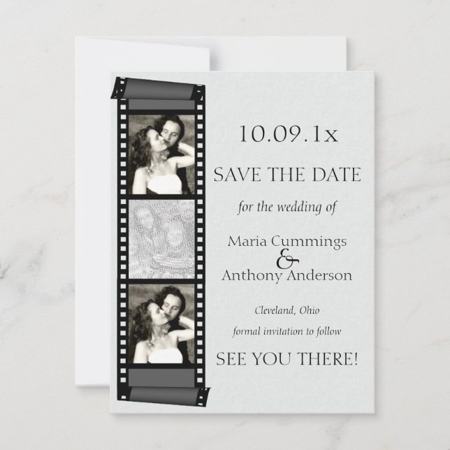 Foto Booth Save the Date (Vorderseite)