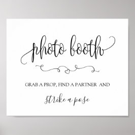 Foto Booth Sign Poster