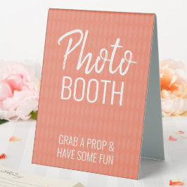 Foto Booth Table Zelt Sign Tischaufsteller