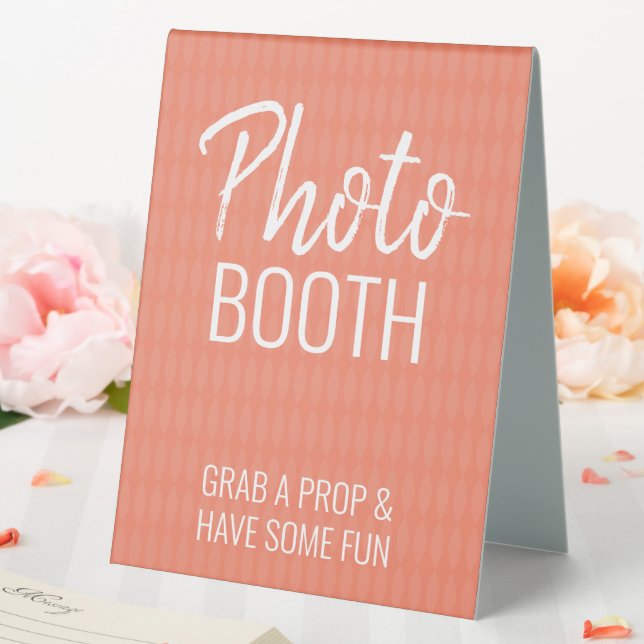Foto Booth Table Zelt Sign Tischaufsteller (In Situ (Hochzeit))