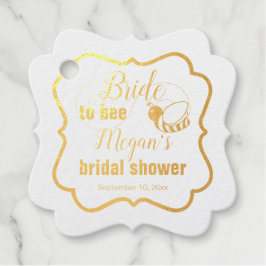 Foto "Brito Bee Quote" - Brautparty Geschenkanhänger